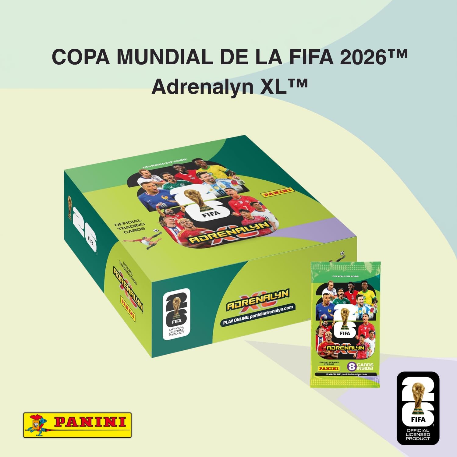 Start Your Collection: Panini FIFA World Cup 2026 Adrenalyn XL – 24 Packs Box